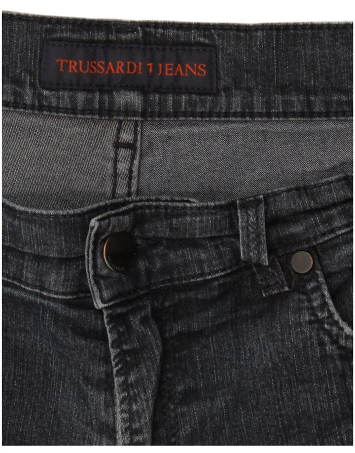 Męskie zwężane dżinsy Trussardi W32 L29 Niebieskie