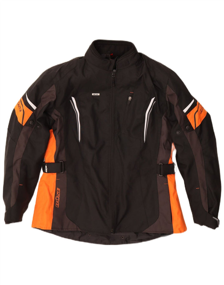 Męska kurtka wyścigowa Buse Graphic, rozmiar 44, duża, czarna, z blokami kolorów