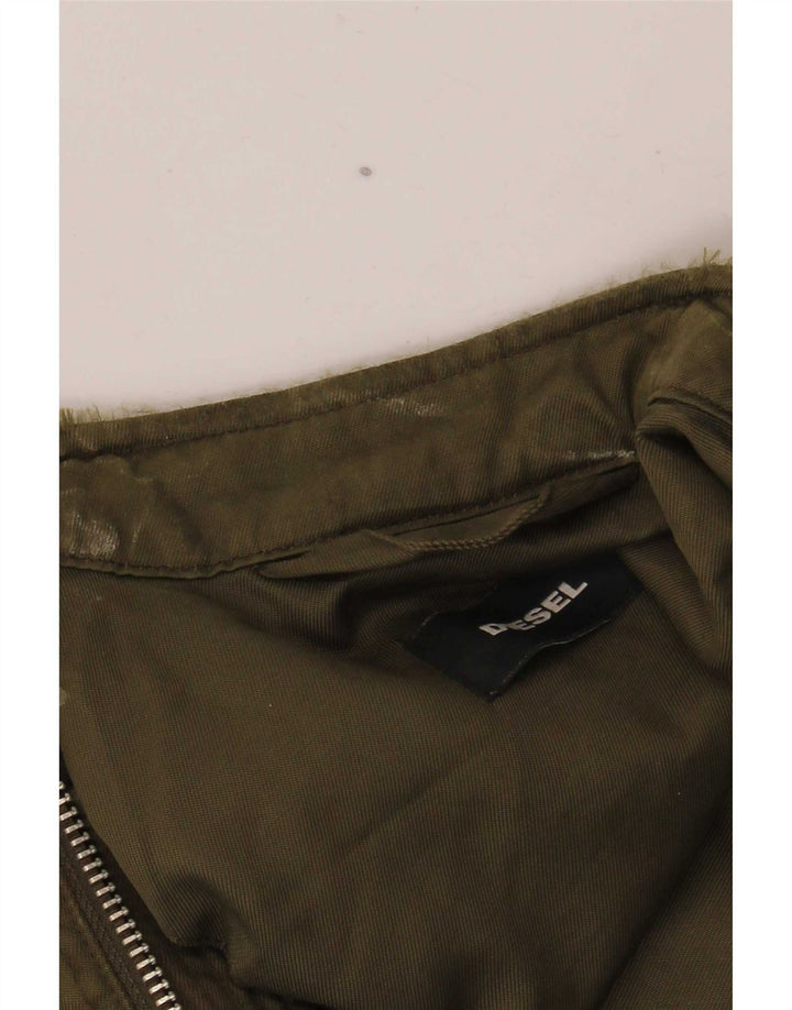 Męska kurtka bomber Diesel UK 36 Small Khaki