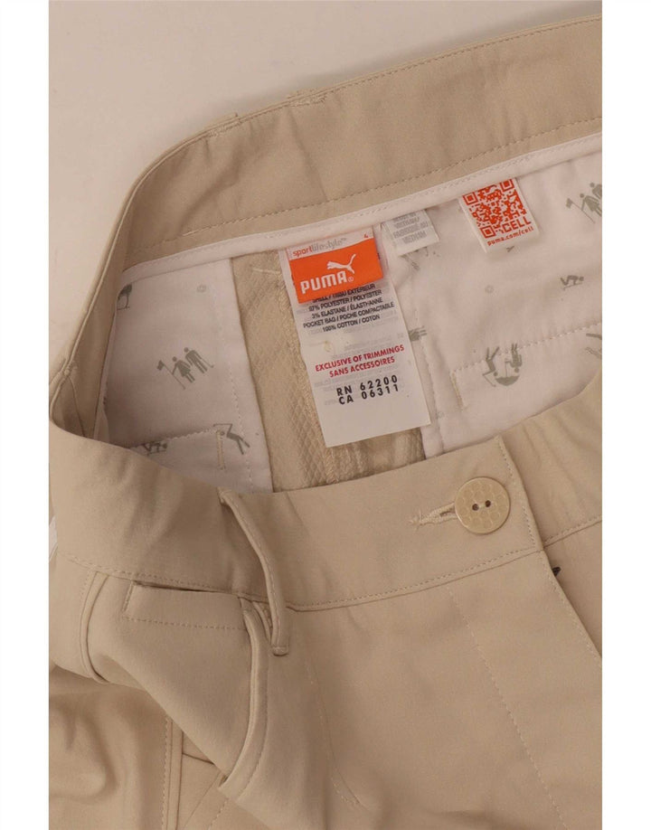 Damskie spodnie Capri Puma W28 L20 Beżowy poliester
