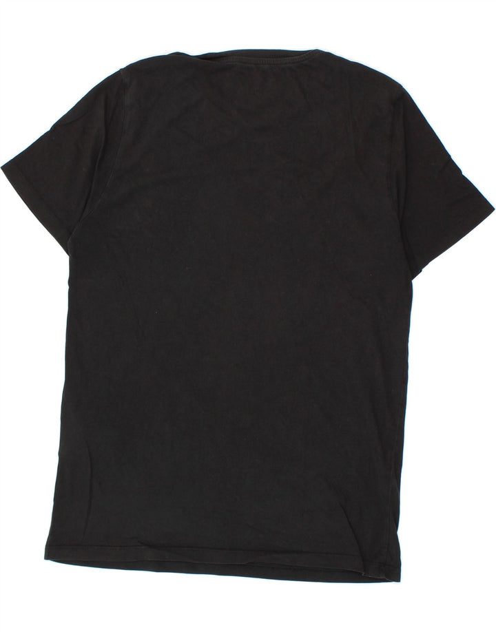 LEVI'S Mens Graphic T-Shirt Top Medium Black Cotton Vintage Levi's and Second-Hand Levi's from Messina Hembry 