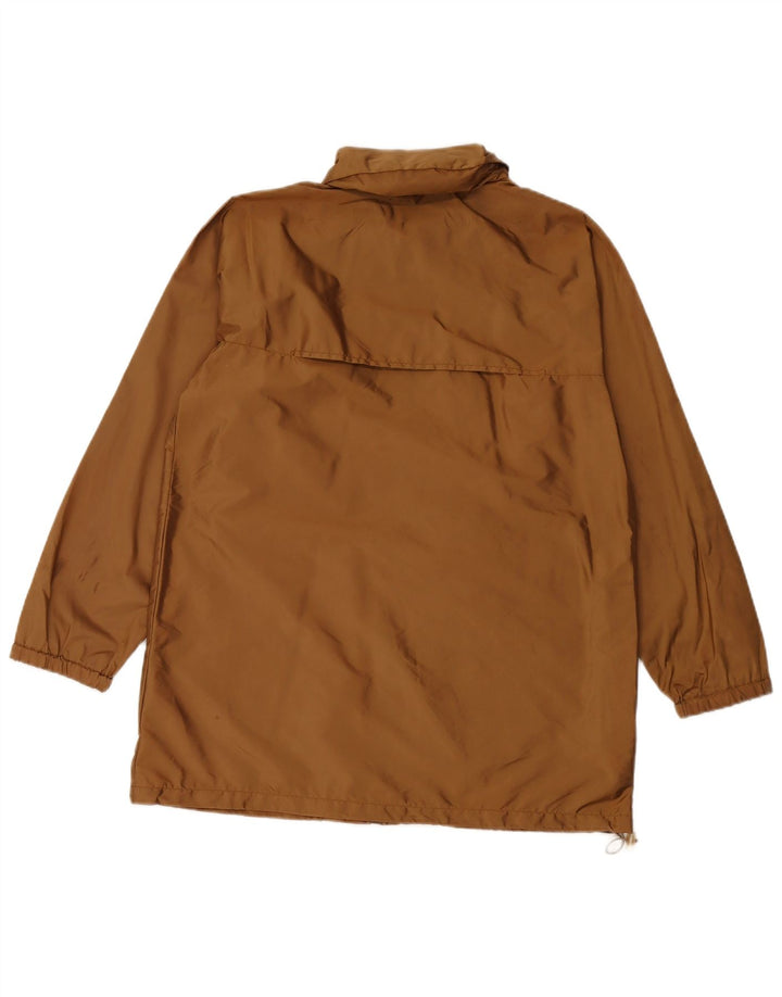 MAX MARA Damska weekendowa kurtka przeciwdeszczowa oversize z kapturem UK 8 Small Brown