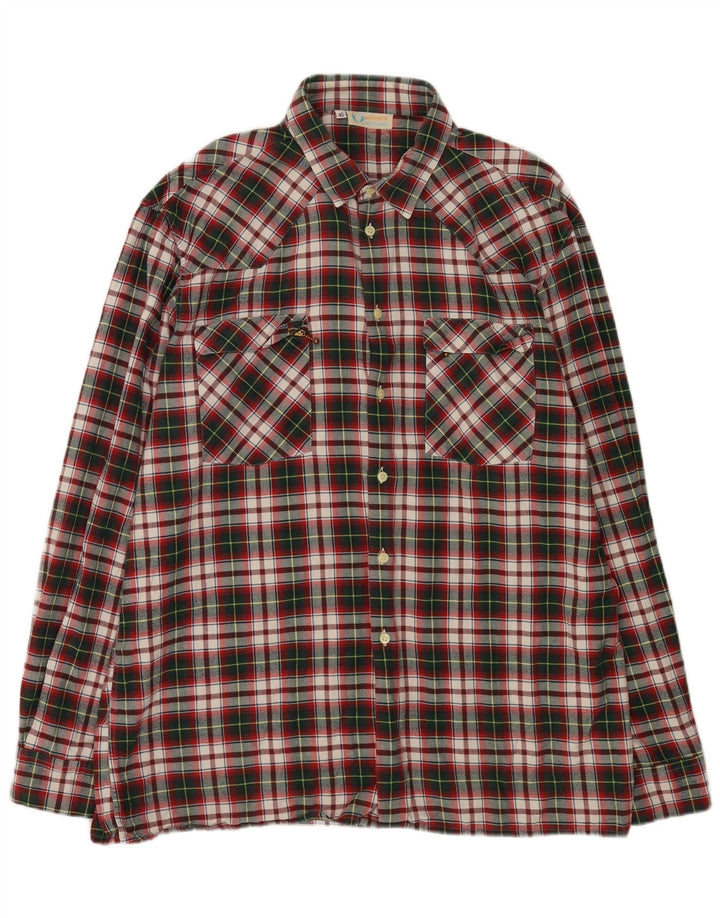 Męska koszula flanelowa Univers, rozmiar 45 XL, wielokolorowa