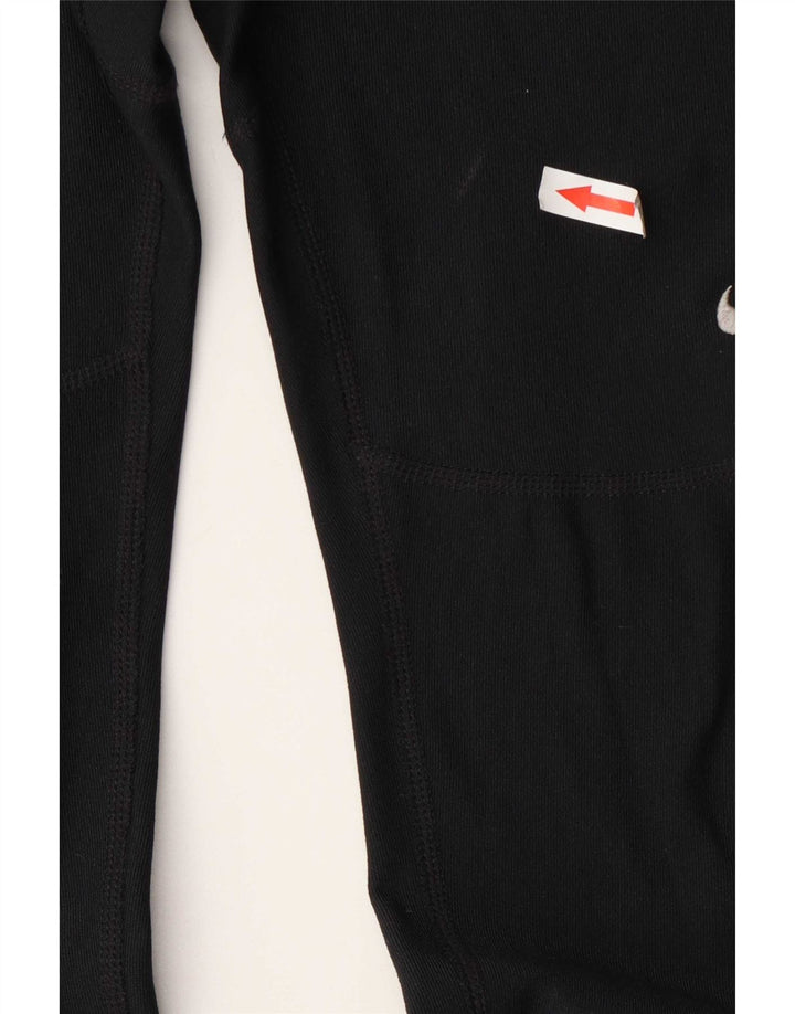 Damskie legginsy Nike Dri Fit UK 14, duże, granatowe, poliestrowe