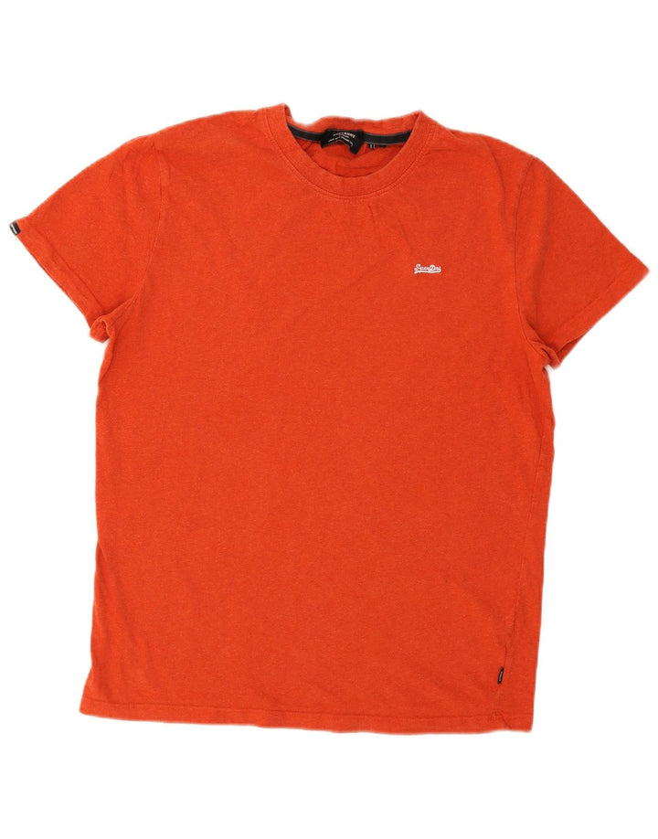 Męski T-shirt Superdry, duży, czerwony, bawełniany