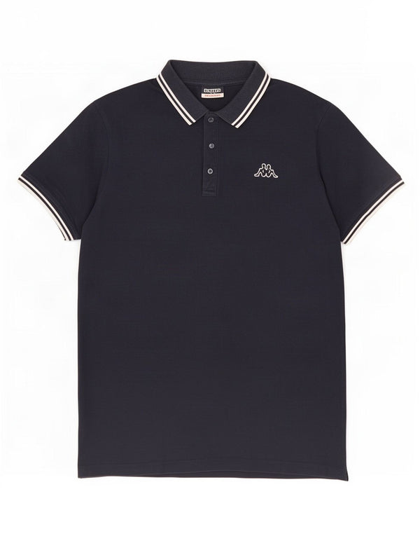 Męska koszulka polo Kappa 2XL, granatowa, bawełniana