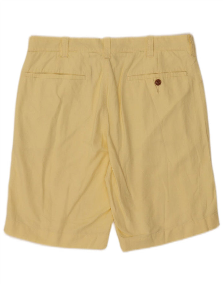 Męskie spodenki chino J. CREW W30, średnia żółta bawełna
