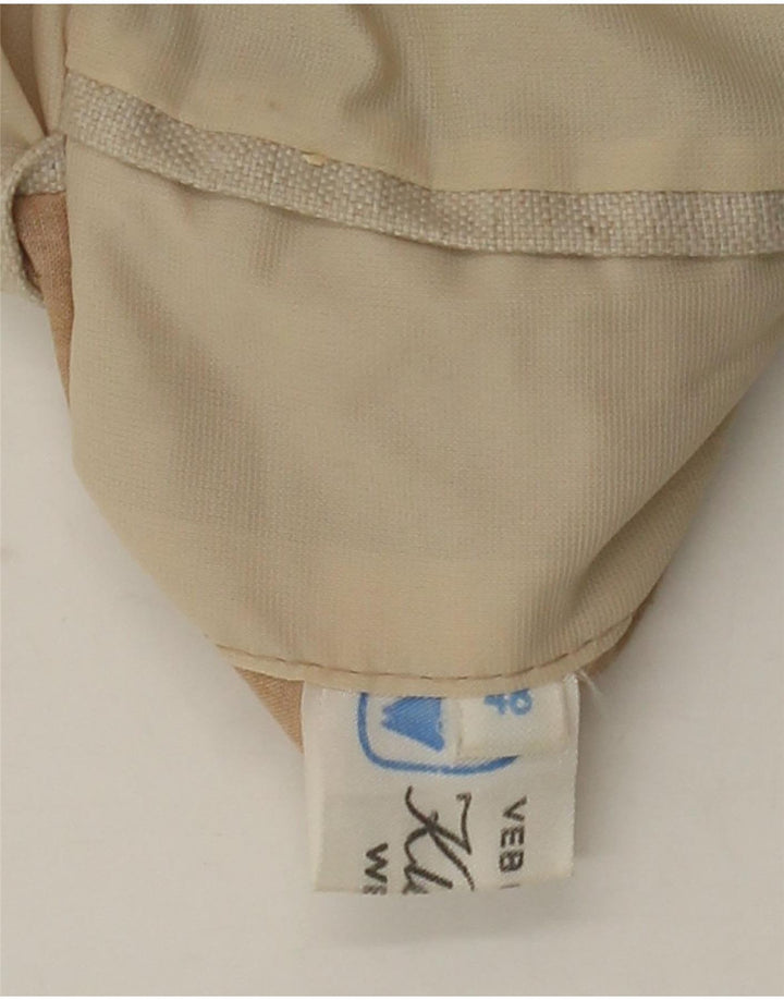 Damska kurtka bomber w stylu vintage IT 48 XL, beżowa