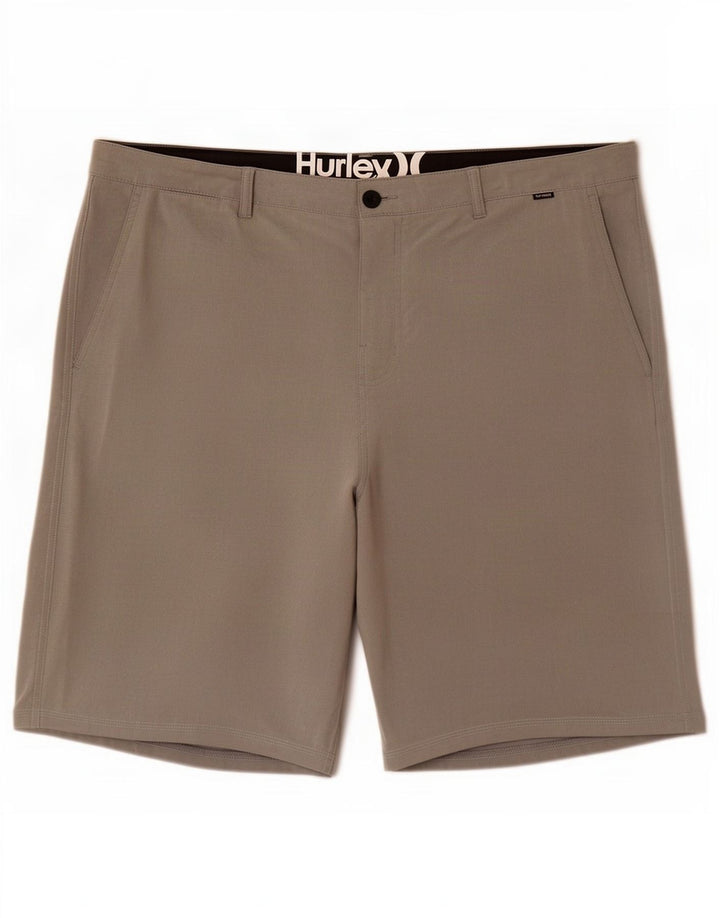 Męskie spodenki chino Hurley W38 XL, szary poliester