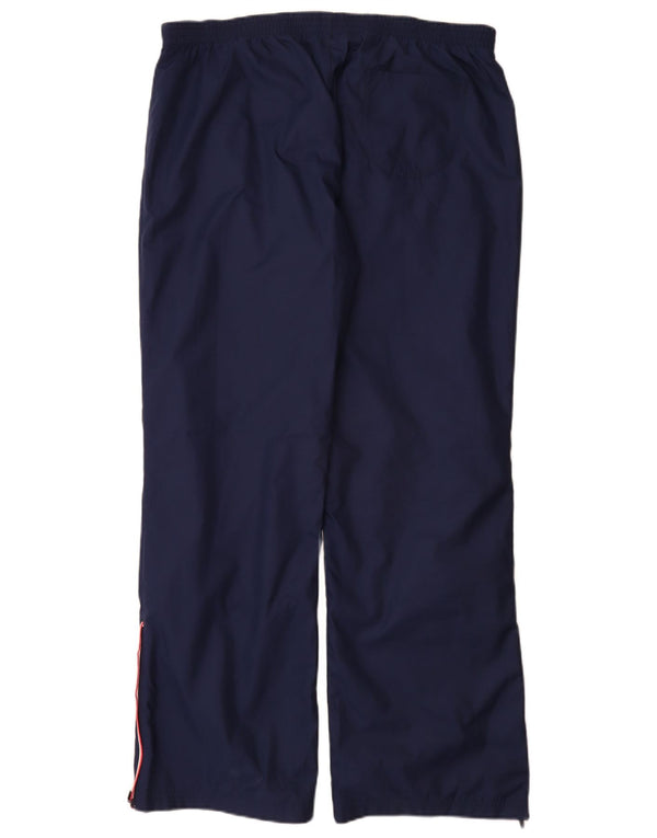 Damskie spodnie dresowe Adidas UK 18 XL granatowe, poliestrowe