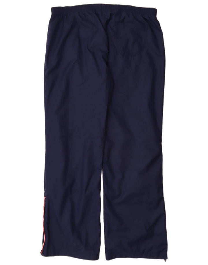 Damskie spodnie dresowe Adidas UK 18 XL granatowe, poliestrowe
