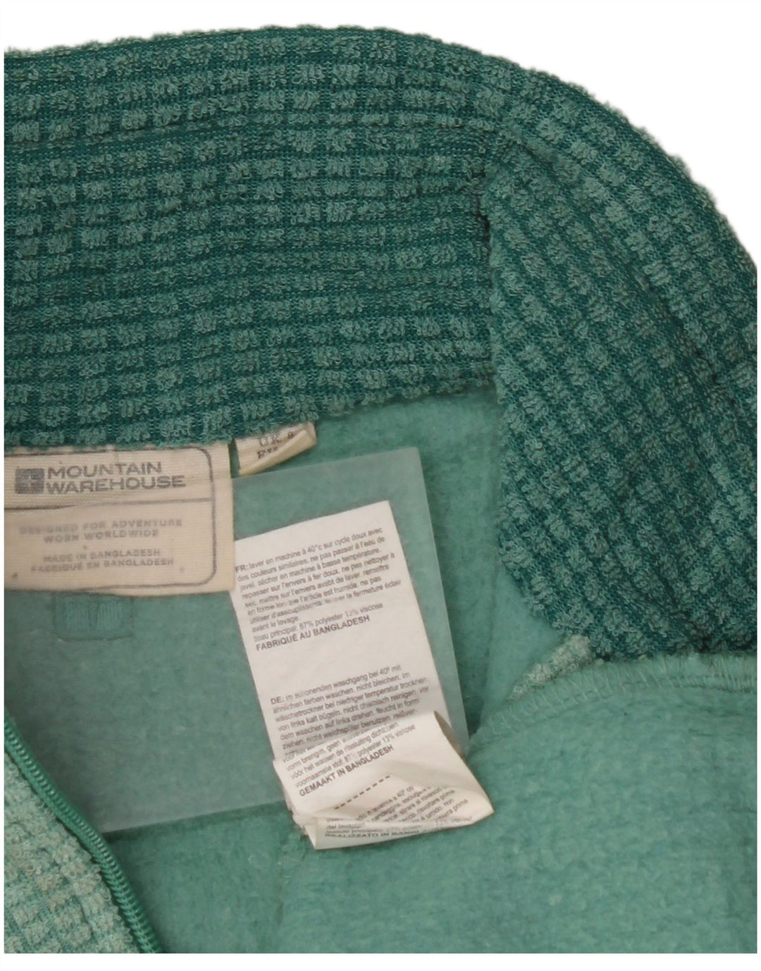 MOUNTAIN WAREHOUSE Damski sweter polarowy z zamkiem błyskawicznym UK 8 Small Green