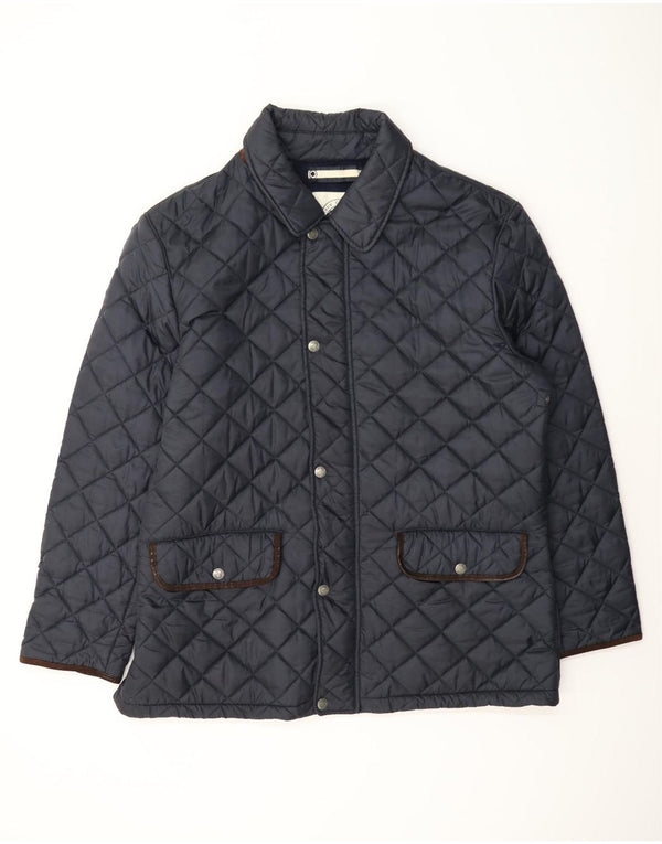 Crew Clothing Męska pikowana kurtka UK 44 2XL Granatowy nylon