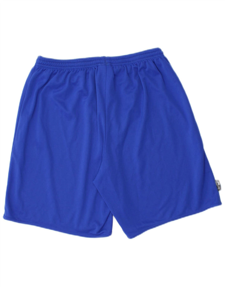 Męskie spodenki sportowe ADIDAS Climalite, duże, niebieskie, z poliestru