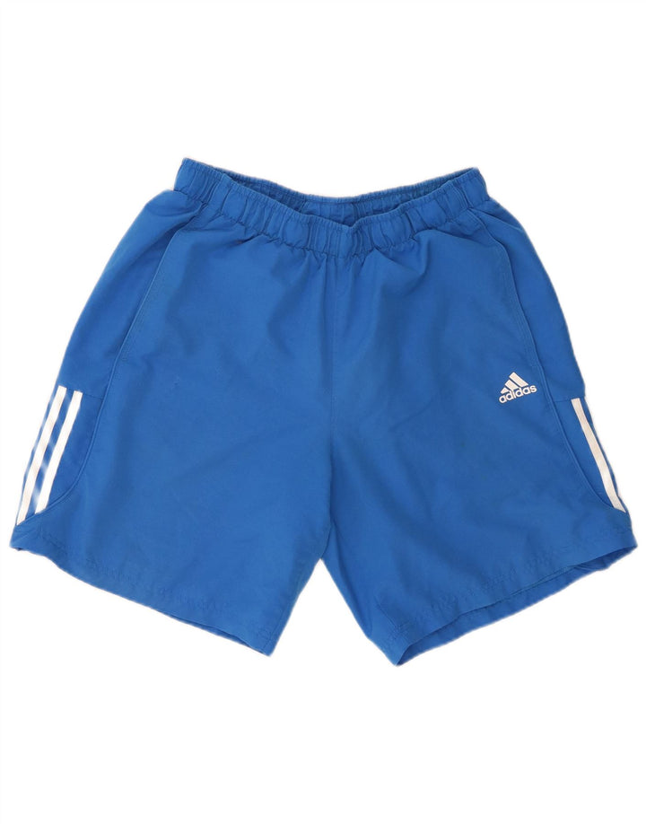 Męskie spodenki sportowe Adidas Climalite, duże, niebieskie