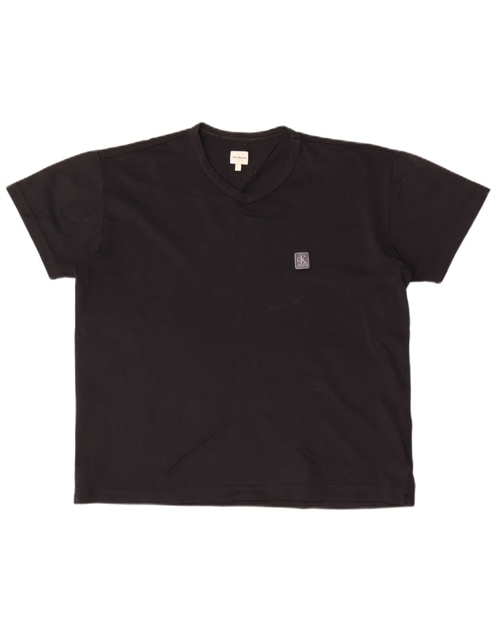 T-shirt męski Calvin Klein Jeans Top XL, czarny poliamid