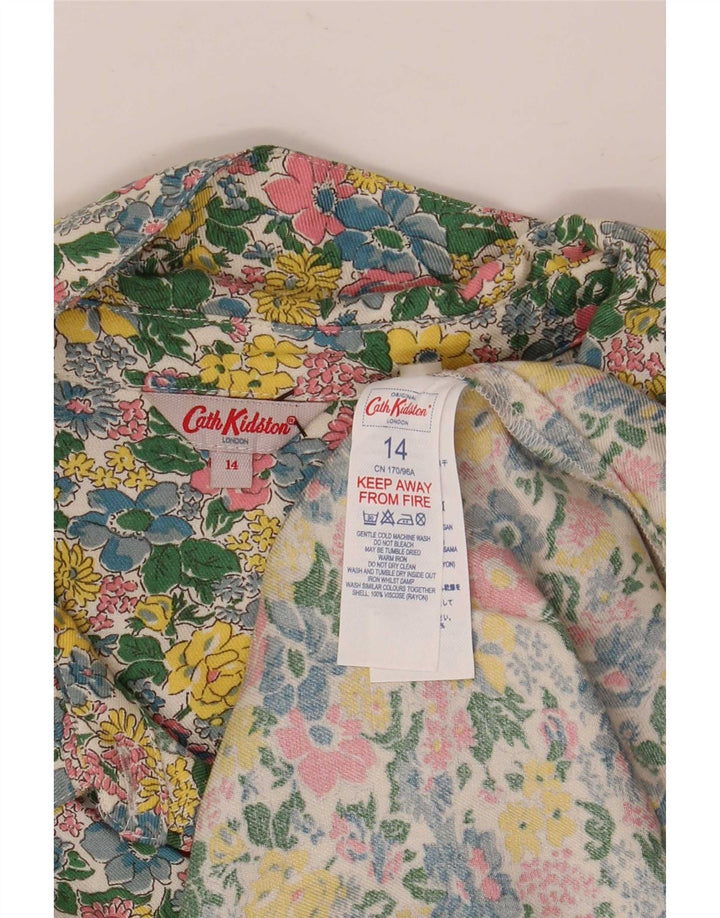 Damska bluzka koszulowa Cath Kidston UK 14, duża, wielokolorowa w kwiaty
