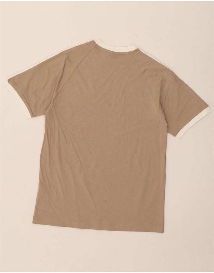 Adidas Męska koszulka Top Medium Beżowa Bawełna