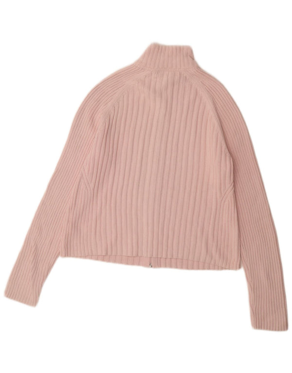 Tommy Hilfiger Womens Cardigan Sweater UK 14 Large Pink
