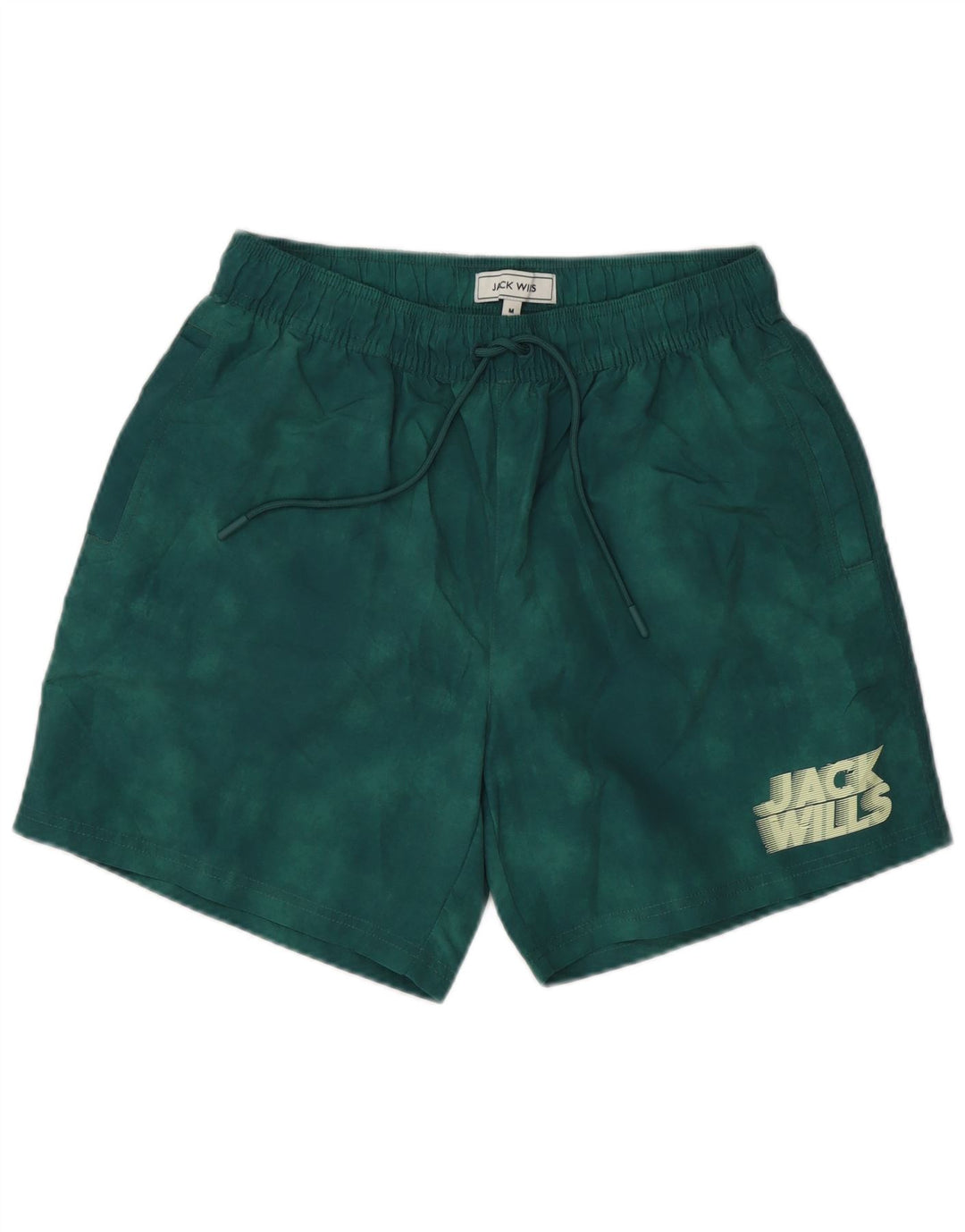 Męskie spodenki kąpielowe Jack Wills, poliester w kolorze średniej zieleni Tie Dye