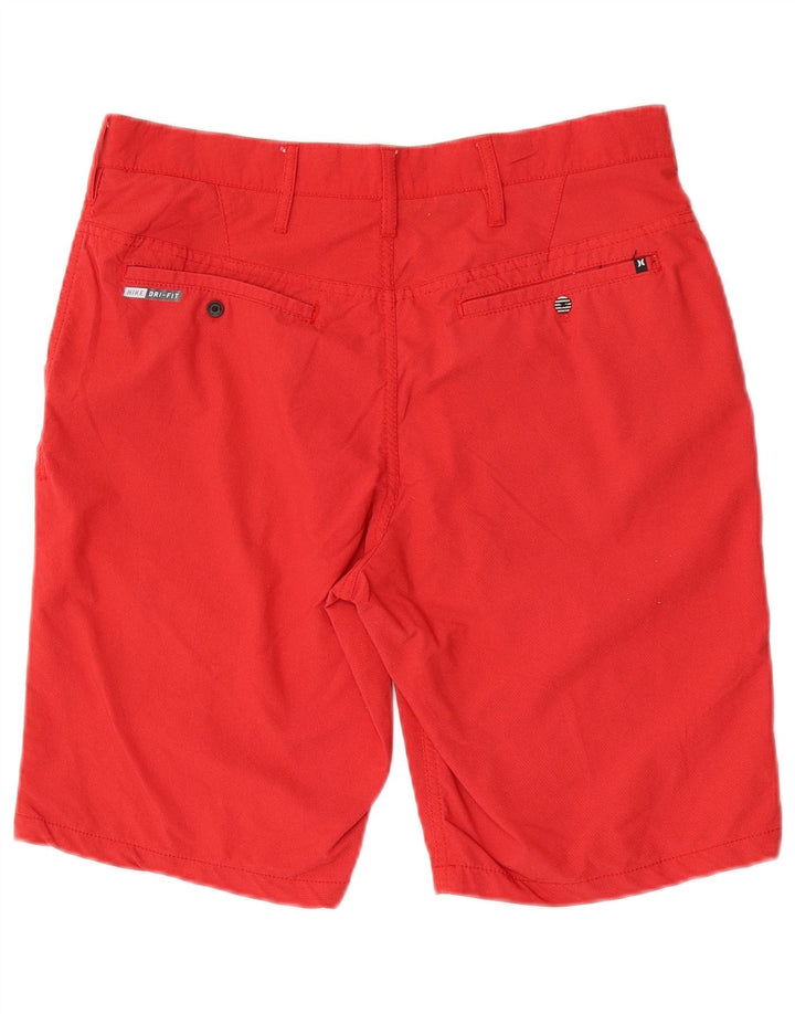 Męskie spodenki chino Hurley Dri Fit W30 Średni czerwony nylon