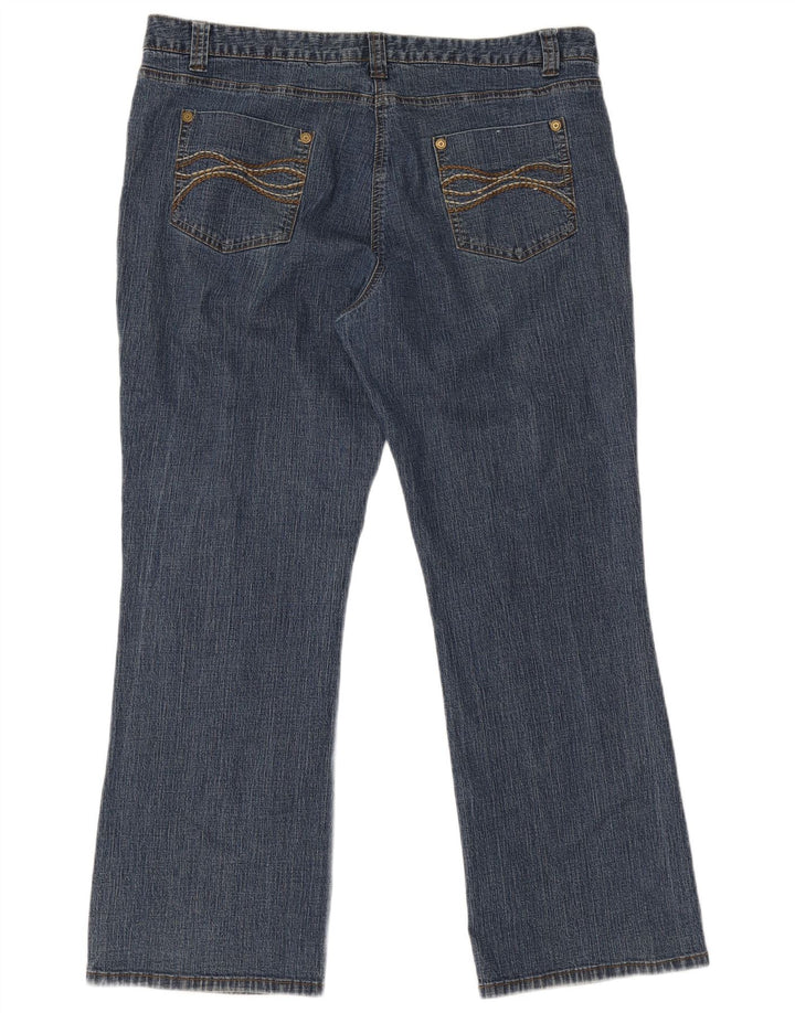 Damskie jeansy Bootcut John Rocha UK 18XL W38 L30 Niebieskie bawełniane