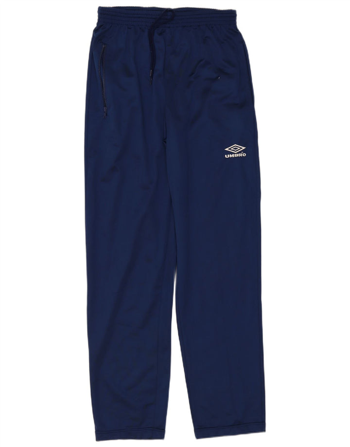 Męskie spodnie dresowe Umbro, duże, granatowe, poliestrowe