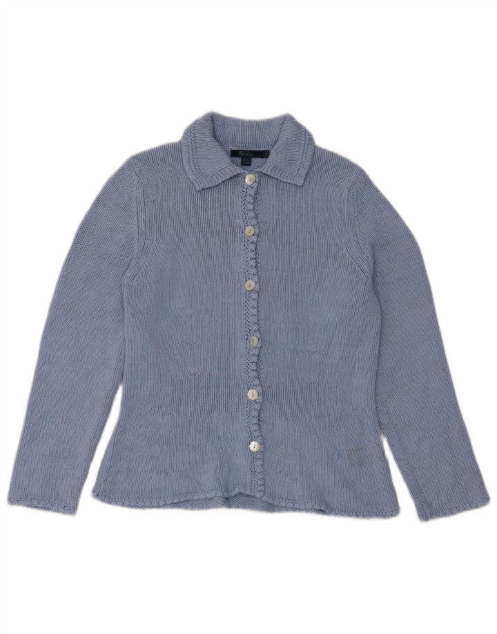 Sweter damski Boden Cardigan UK 14, średni niebieski jedwab