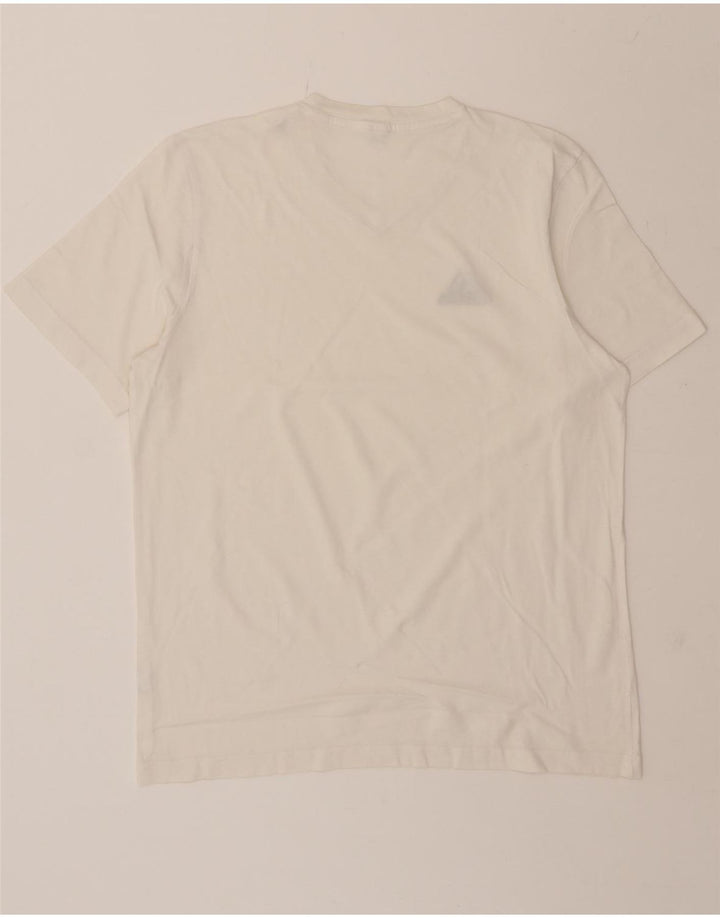 ADIDAS Mens T-Shirt Top Medium White Vintage Adidas and Second-Hand Adidas from Messina Hembry 