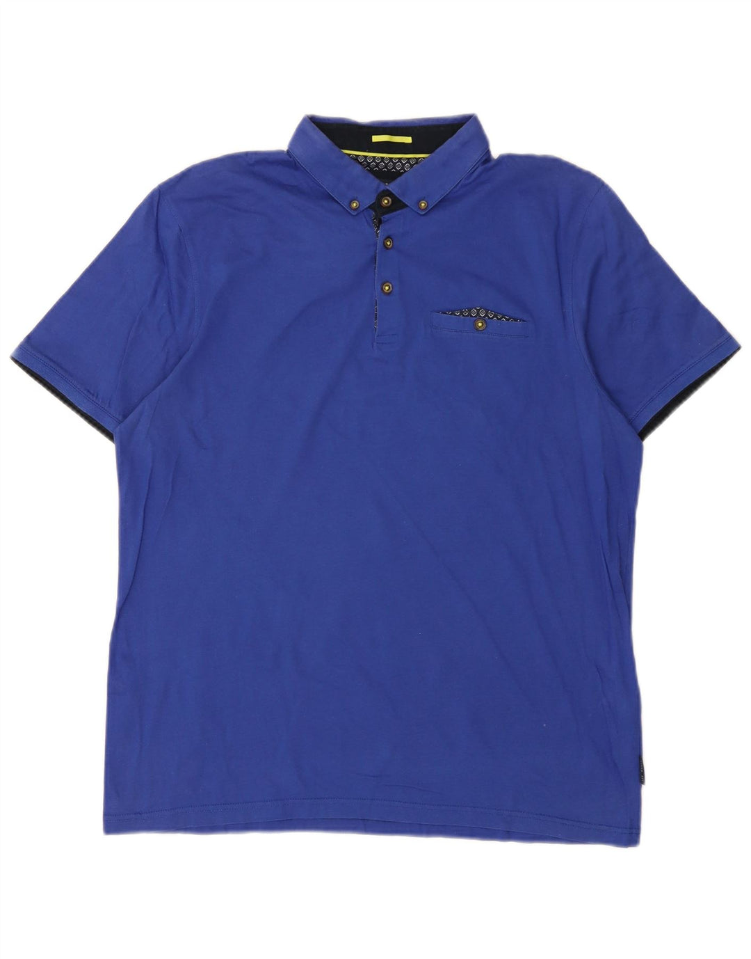 Męska koszulka polo TED BAKER, rozmiar 5 XL, niebieska, bawełniana