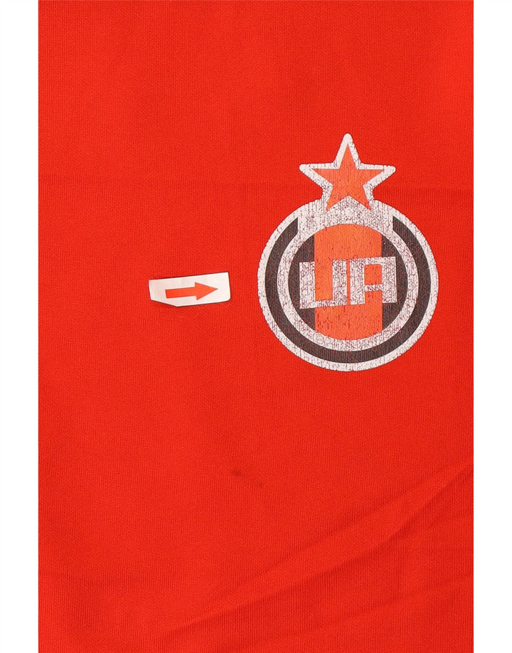 Męski T-shirt Puma z grafiką, duży, czerwony, z blokami kolorów