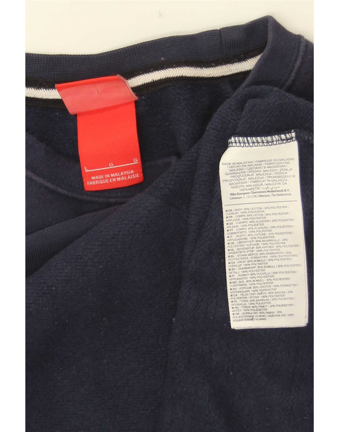 Męska bluza dresowa Nike, duża, bawełniana, w kolorze granatowym
