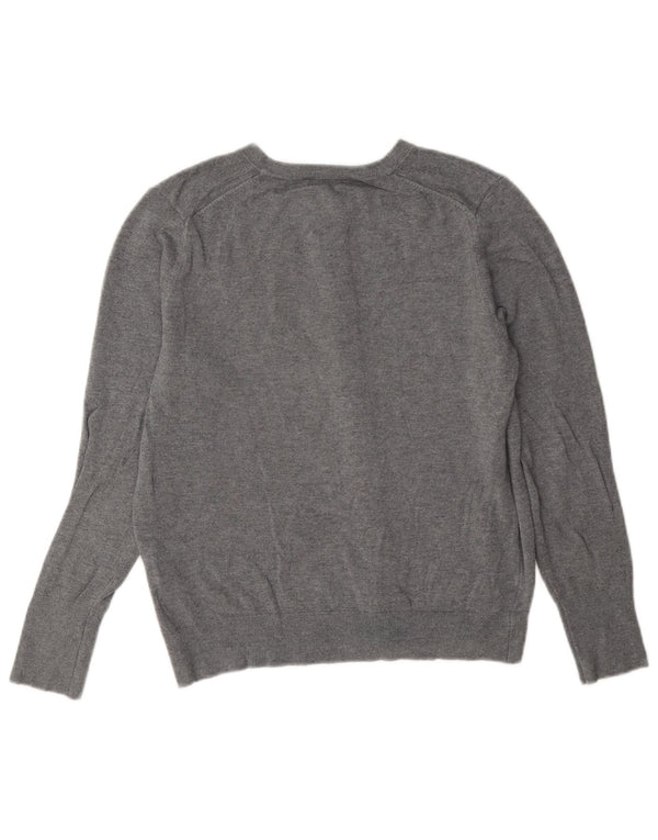 Sweter damski Zara Cardigan UK 14, duży, szary, wiskozowy, klasyczny