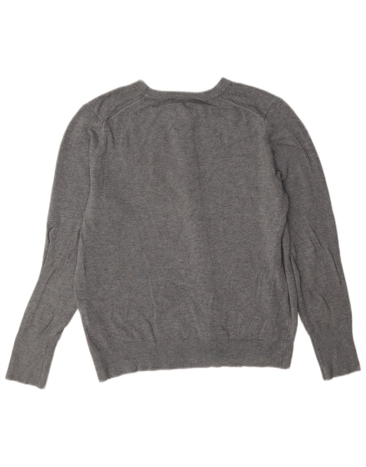 Sweter damski Zara Cardigan UK 14, duży, szary, wiskozowy, klasyczny
