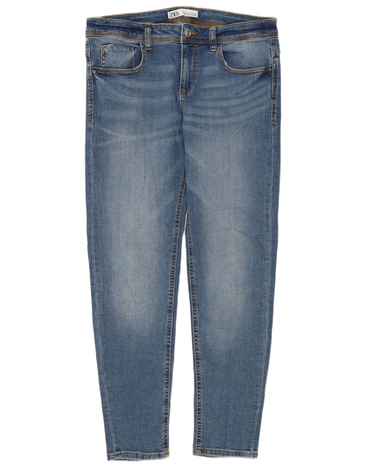 Damskie jeansy Zara Slim EU 40 Medium W30 L26 Niebieskie bawełniane