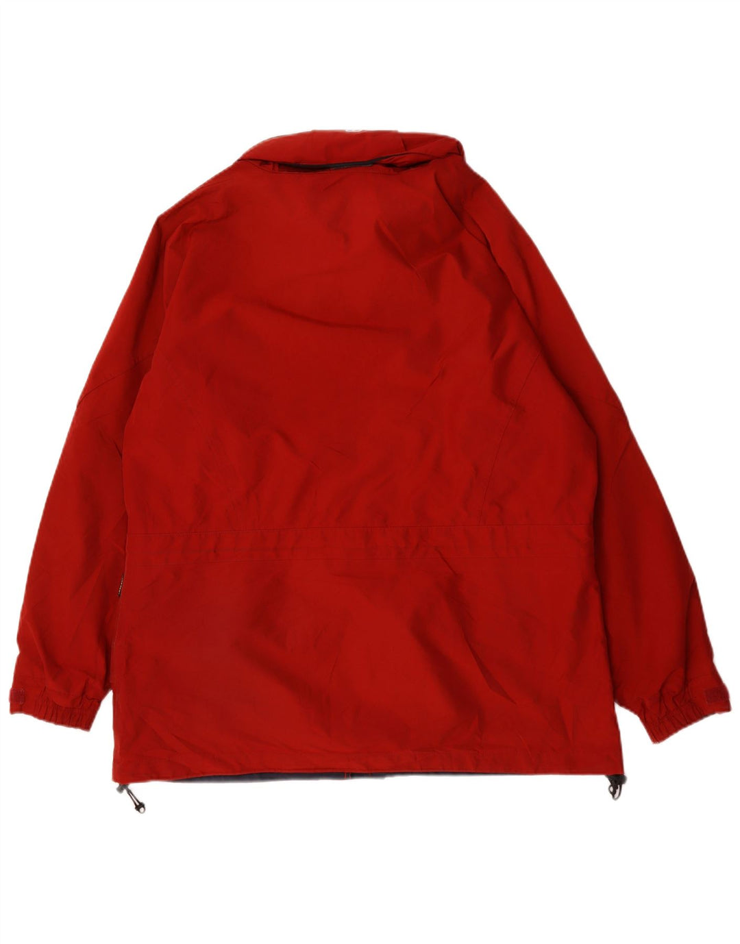 Damska kurtka przeciwdeszczowa z kapturem oversize Berghaus UK 18 XL, czerwony nylon