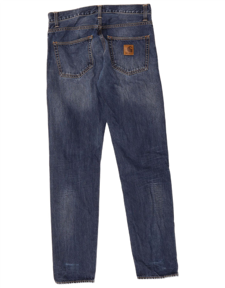 Carhartt Męskie Klondike Straight Jeans W30 L32 Niebieskie bawełniane