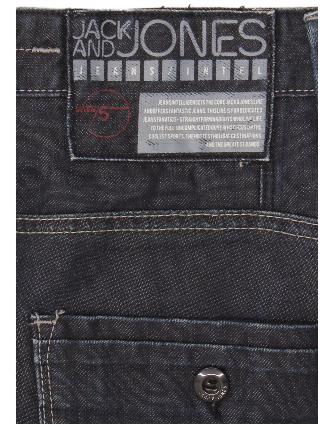 Męskie jeansy Jack & Jones Cargo Straight W32 L33 Granatowe