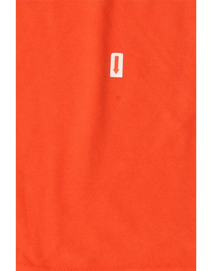 KAPPA Mens Long Sleeve Polo Shirt Medium Orange Cotton Vintage Kappa and Second-Hand Kappa from Messina Hembry 