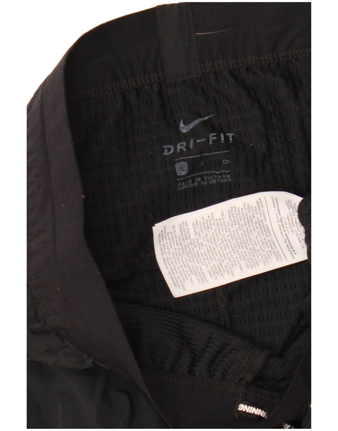 Damskie spodnie dresowe Nike Dri Fit UK 10, małe, czarne, poliestrowe