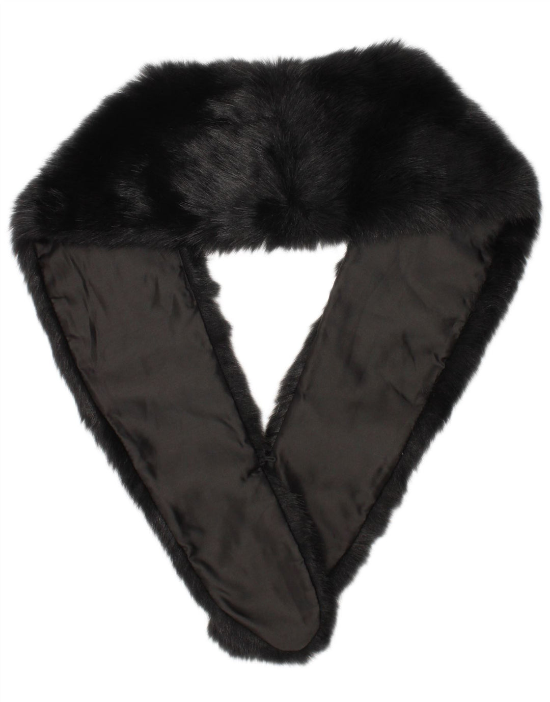 Damski szalik ze sztucznego futra Phase Eight, jeden rozmiar, czarny, poliestrowy, zimowy