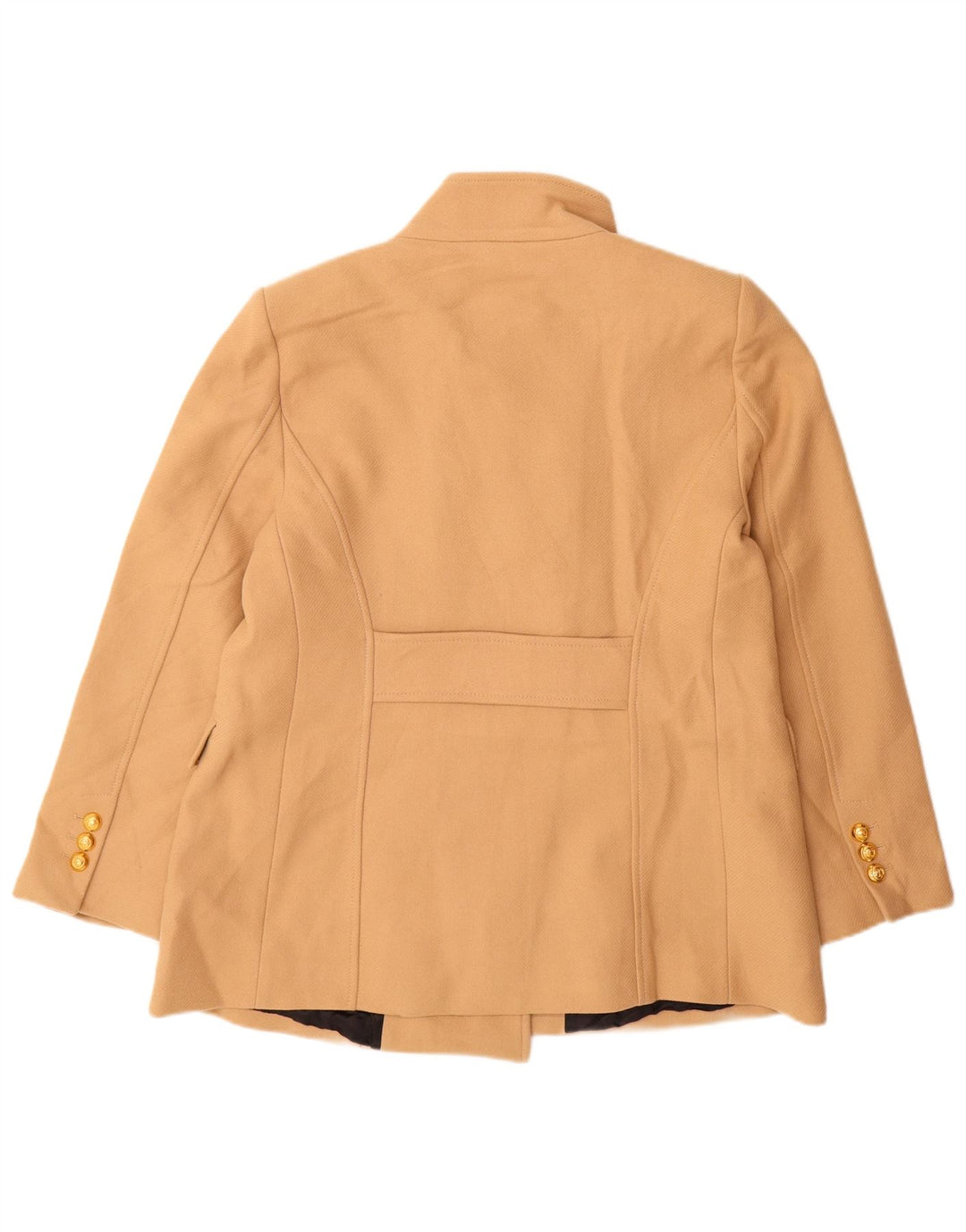 Płaszcz damski Zara Pea Coat UK 20 2XL Beżowa wełna