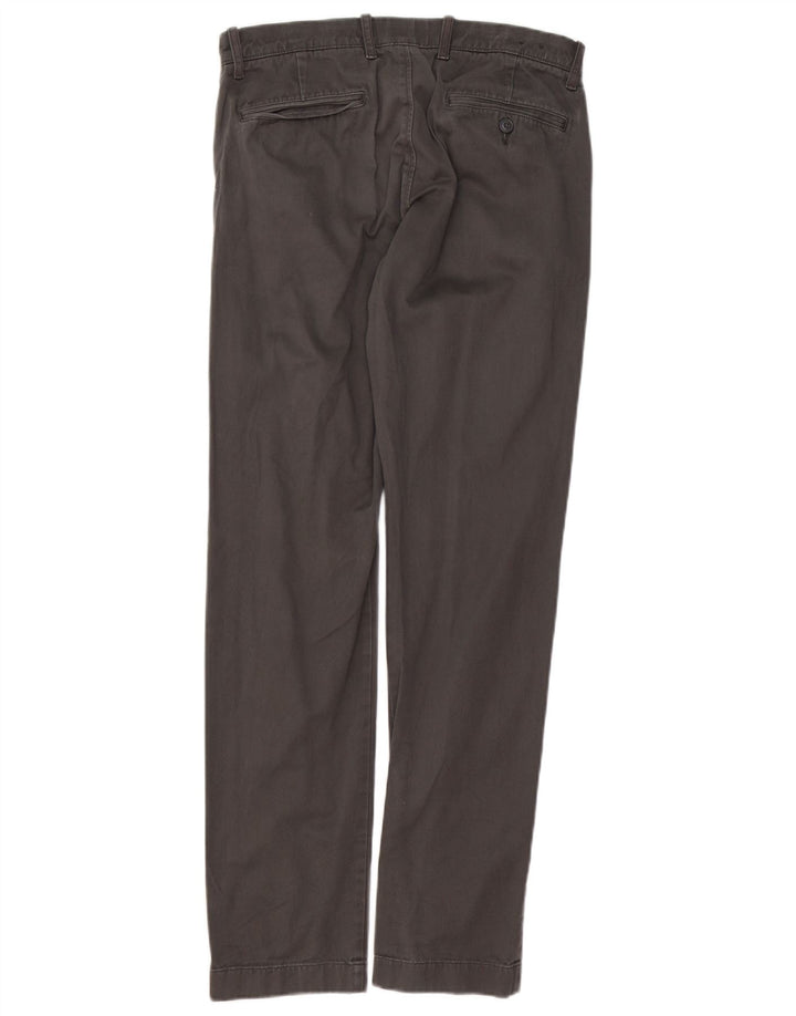 Spodnie męskie J. CREW Slim Chino W30 L32 Szara bawełna