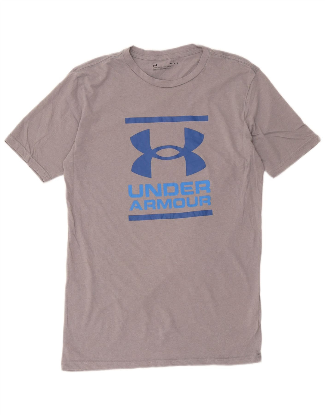 Męska koszulka z grafiką Under Armour, średnia szara bawełna
