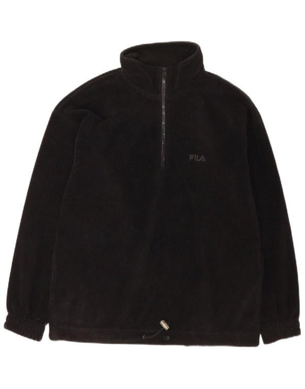 Męski sweter polarowy Fila z zamkiem błyskawicznym IT 46 Small Black