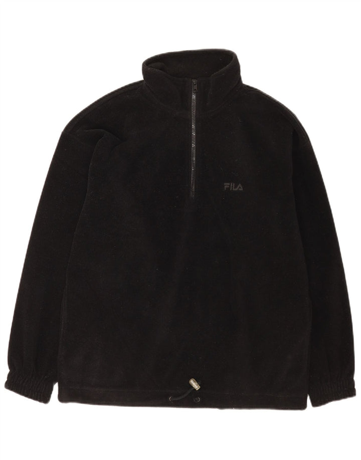 Męski sweter polarowy Fila z zamkiem błyskawicznym IT 46 Small Black