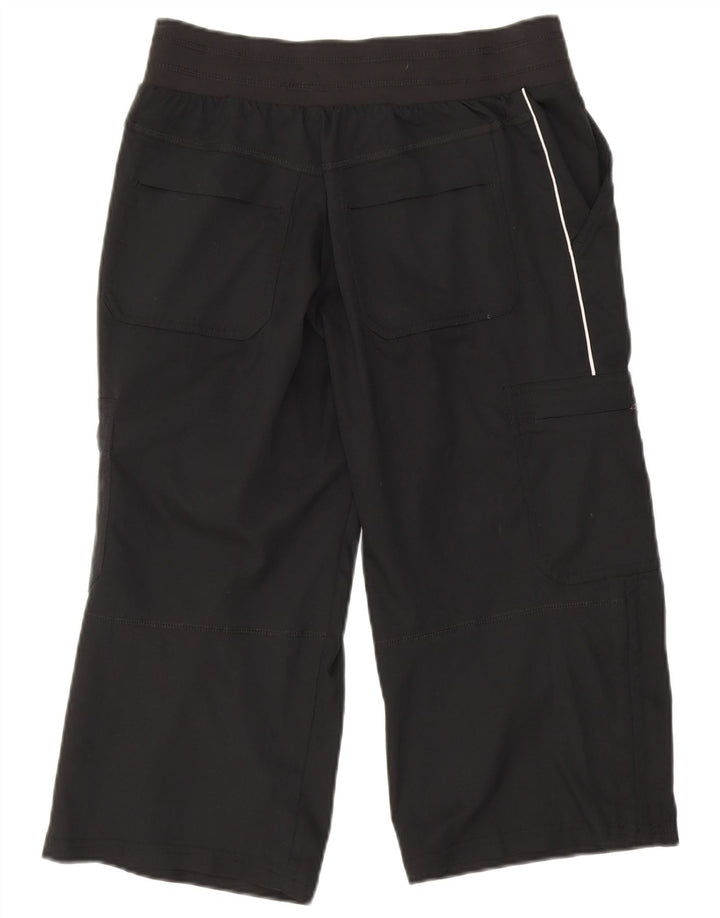 Damskie spodnie cargo Nike Capri UK 8 Small W28 L20 Czarny poliester