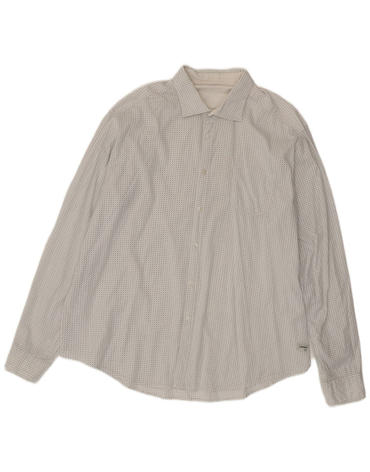 Koszula męska CARRERA 2XL Biała w cętki