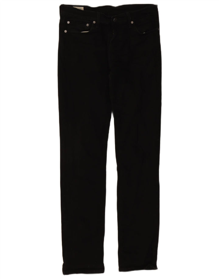 Męskie jeansy slim fit Levi's W32 L34 Czarna bawełna