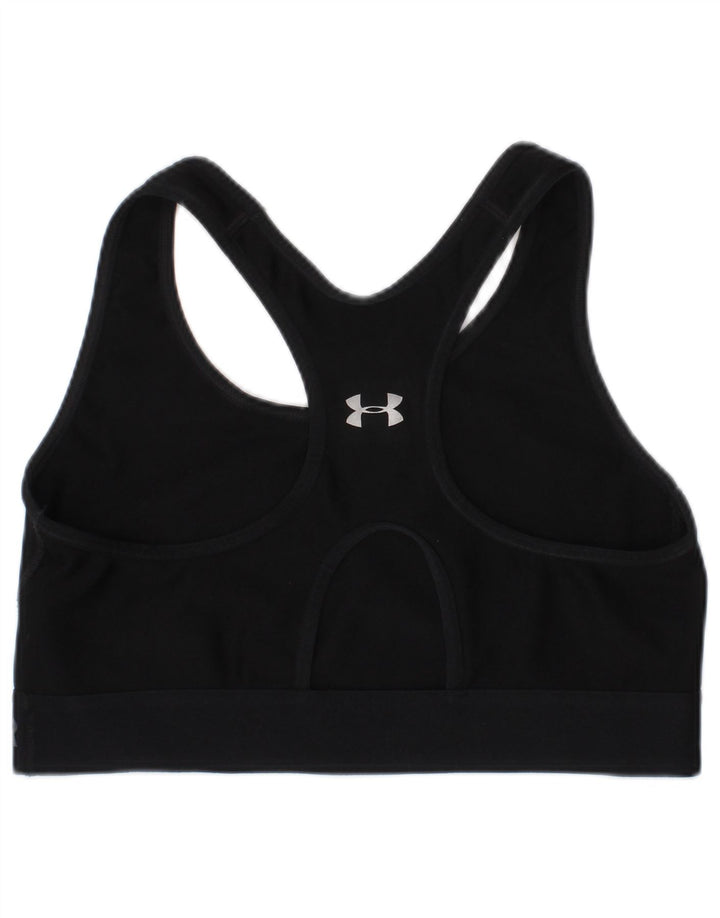 Damski top sportowy z grafiką Under Armour, mały, czarny, poliestrowy sportowy